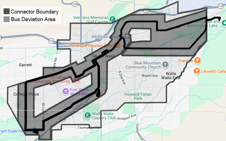 high contrast map
